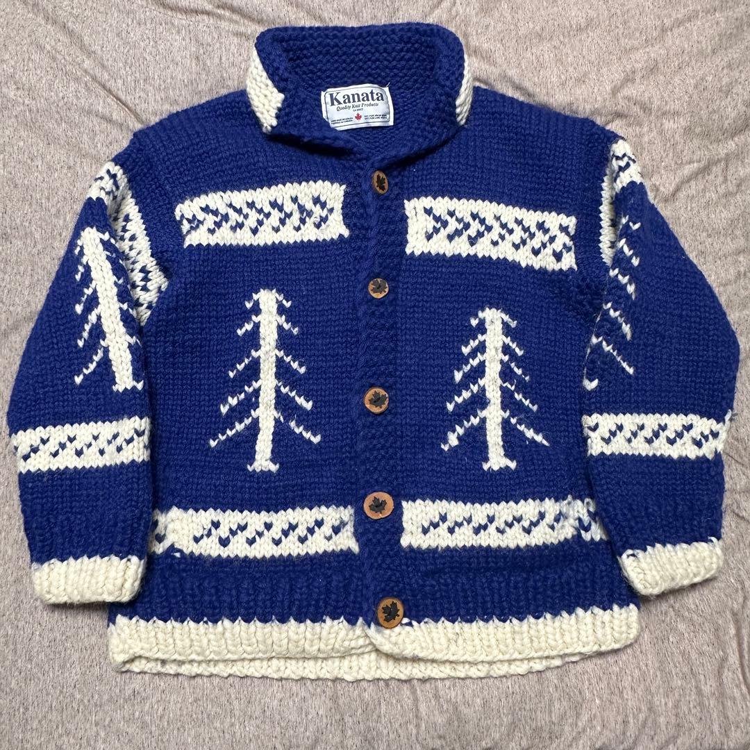 【Kanata】イーグル柄 カウチンニット