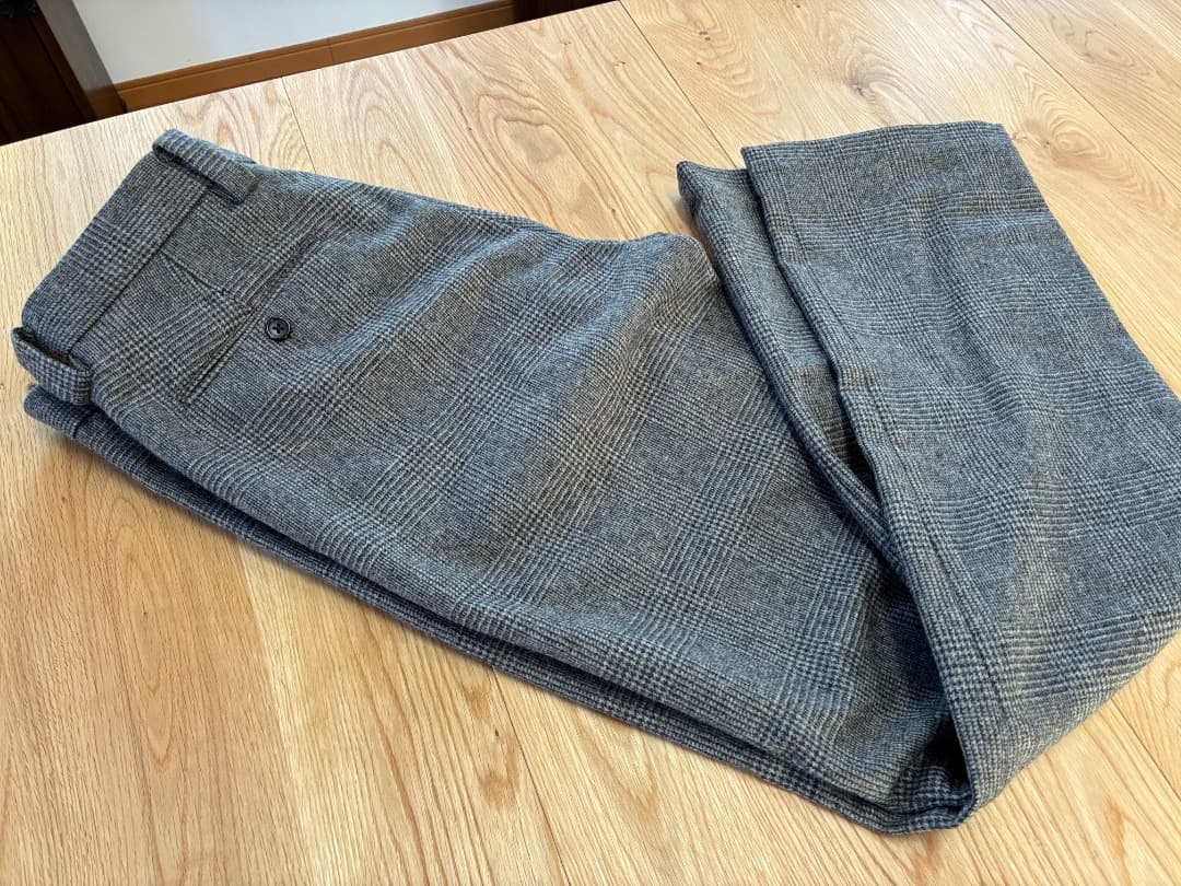 MARGARET HOWELL　FOX BROTHERS生地　スラックス L