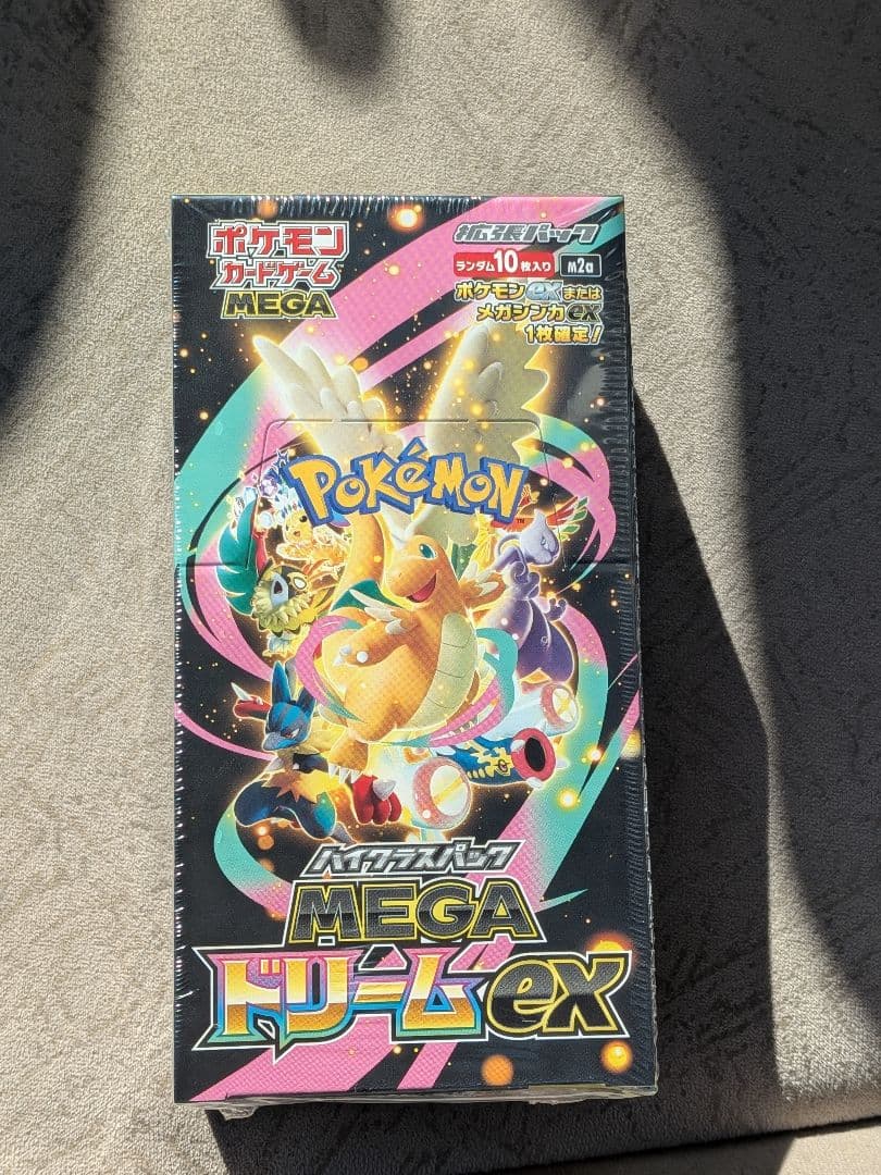 シュリンク付き ポケモンカード MEGA ドリーム ex 1BOX