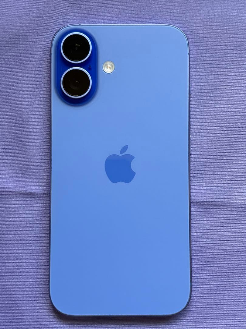 【美品✨】iPhone16 128GB SIMフリー ウルトラマリン