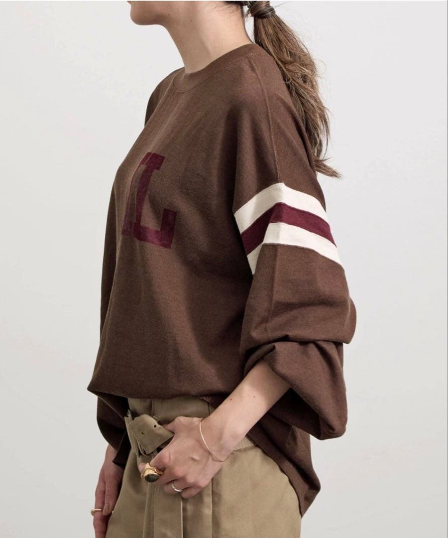 レミ レリーフFOOTBALL LONG SLEEVE T-SHIRTS★新品！