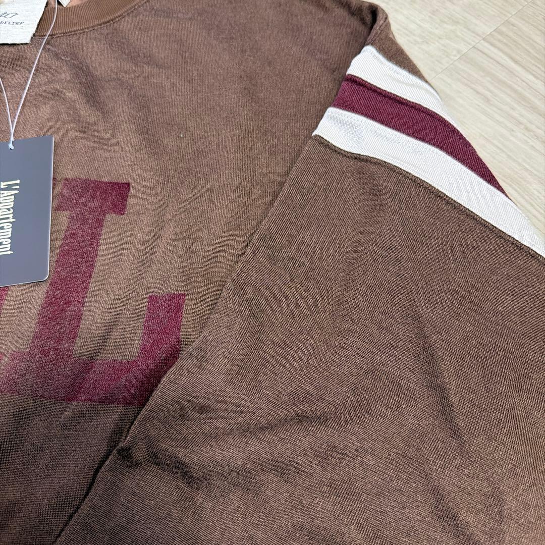 レミ レリーフFOOTBALL LONG SLEEVE T-SHIRTS★新品！