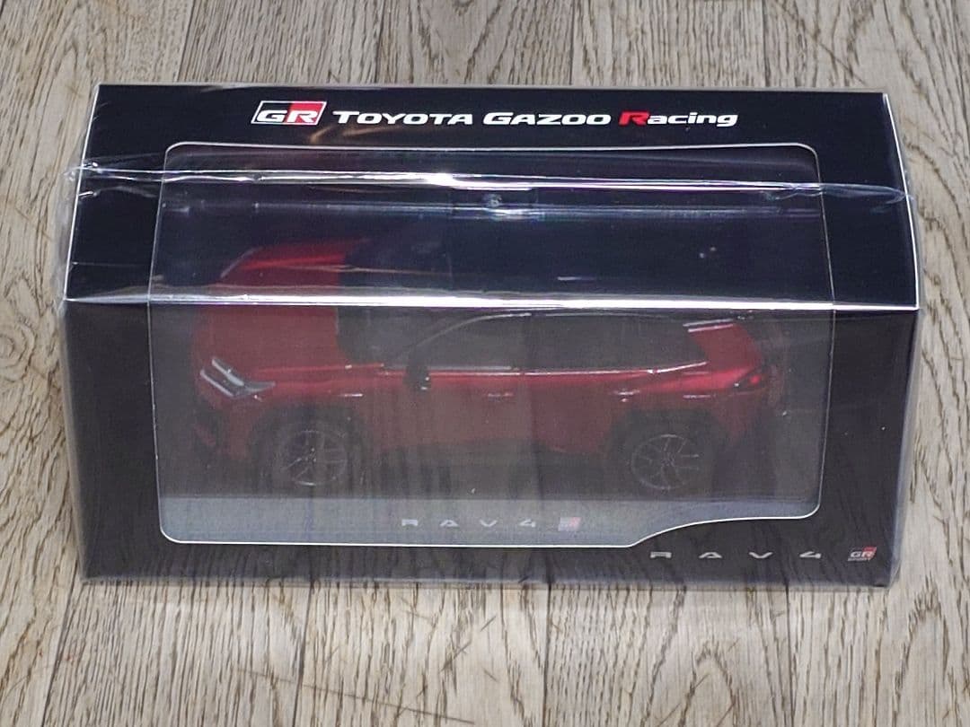 1/30 新型RAV4　GR　ミニカー　ブラック×エモショナルレッドⅡ