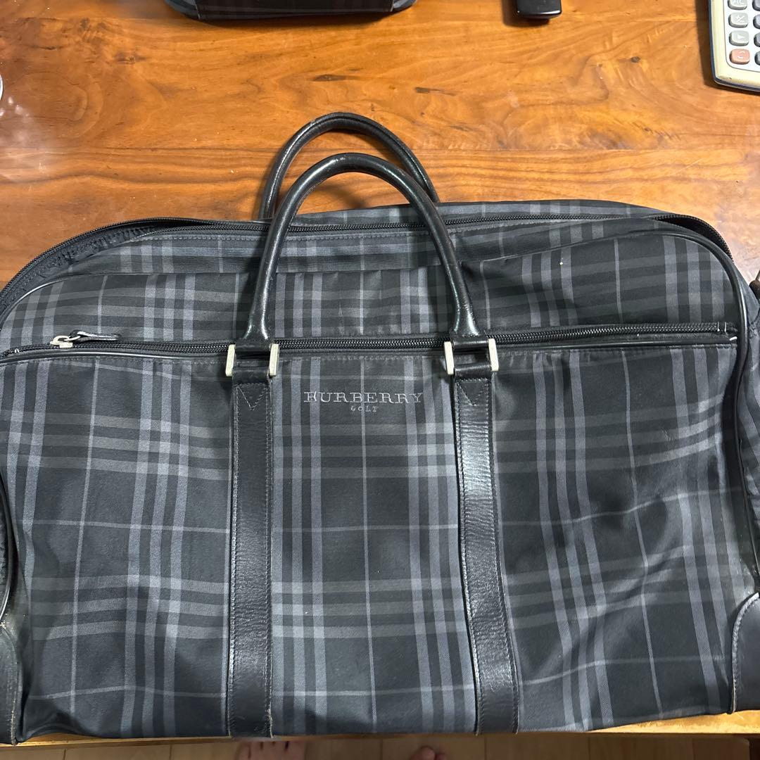 BURBERRY GOLF ボストンバッグ チェック柄