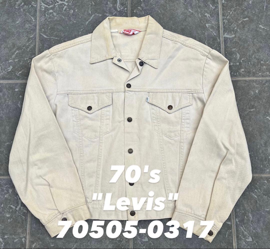 70年代Levis70505-0317【XL】vintageリーバイスusa