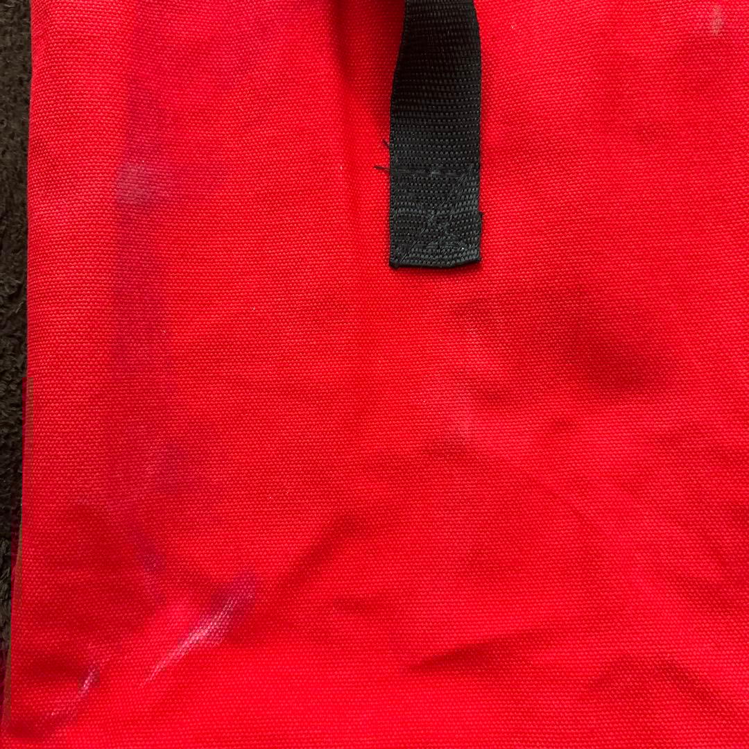 【2脚】ハイランダーHilander　ローチェア　レッド　ウッドフレームチェア