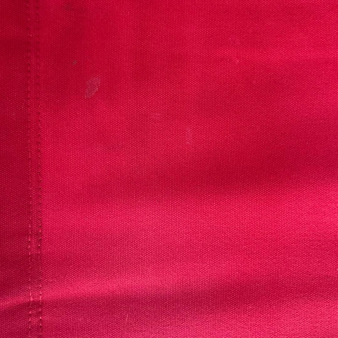 【2脚】ハイランダーHilander　ローチェア　レッド　ウッドフレームチェア