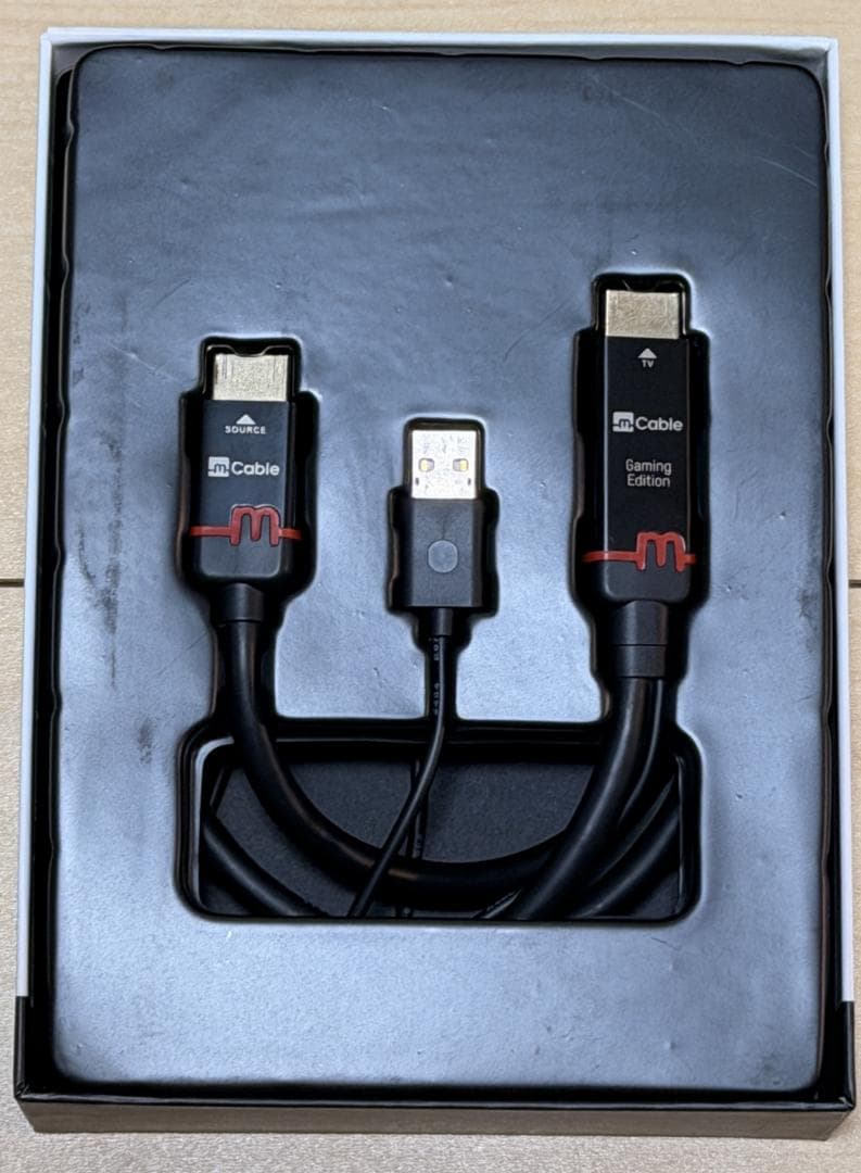 mCable Gaming Edition 3ft HDMIケーブル