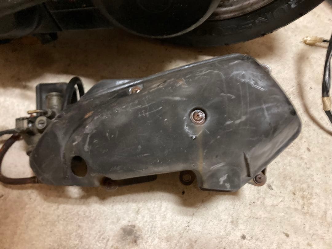 af27スーパーDIO純正太軸エンジンキャブリアホイールサス付