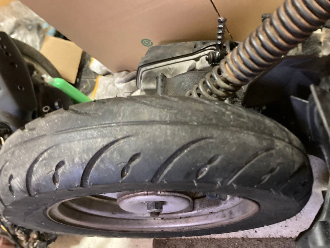 af27スーパーDIO純正太軸エンジンキャブリアホイールサス付