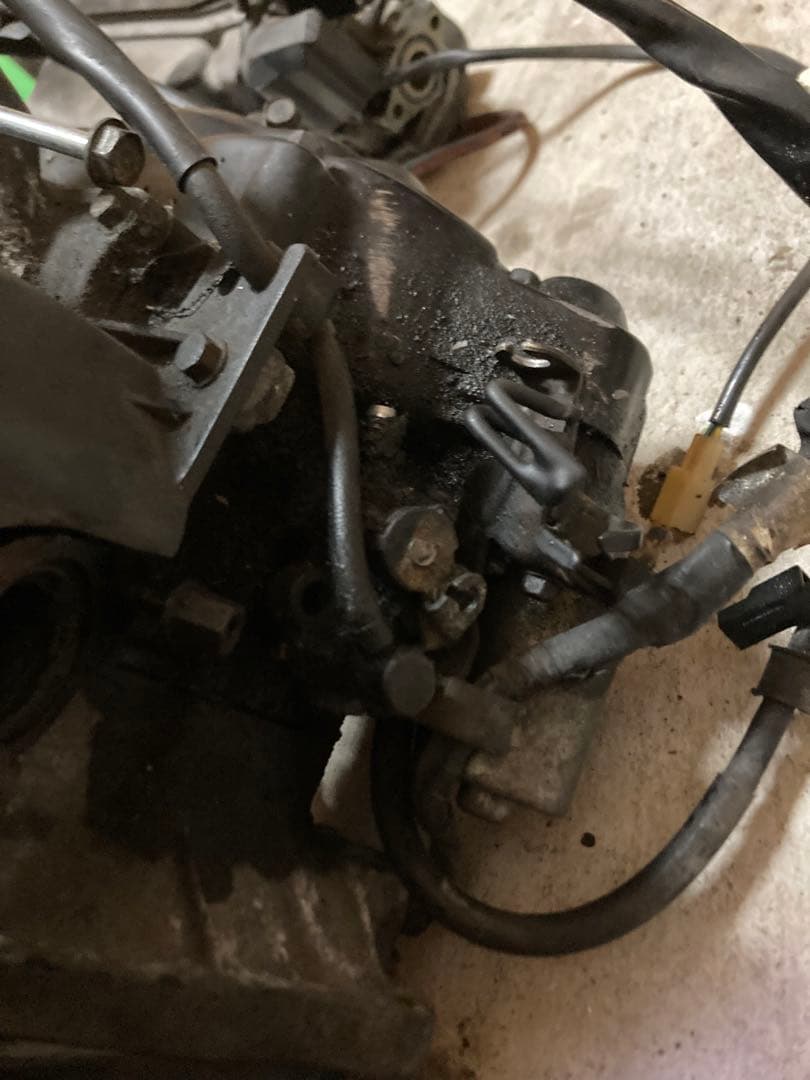 af27スーパーDIO純正太軸エンジンキャブリアホイールサス付