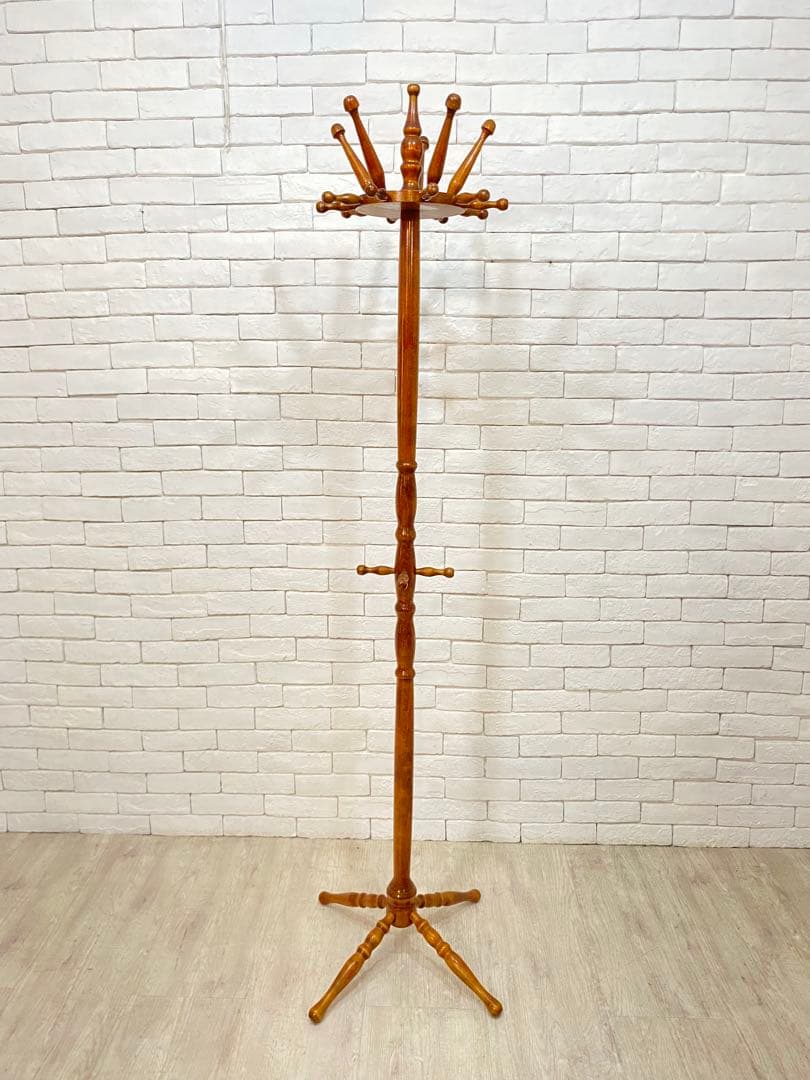 【東京都内23区配送無料】アンティーク　デンマーク製　ポールハンガー　スタンド