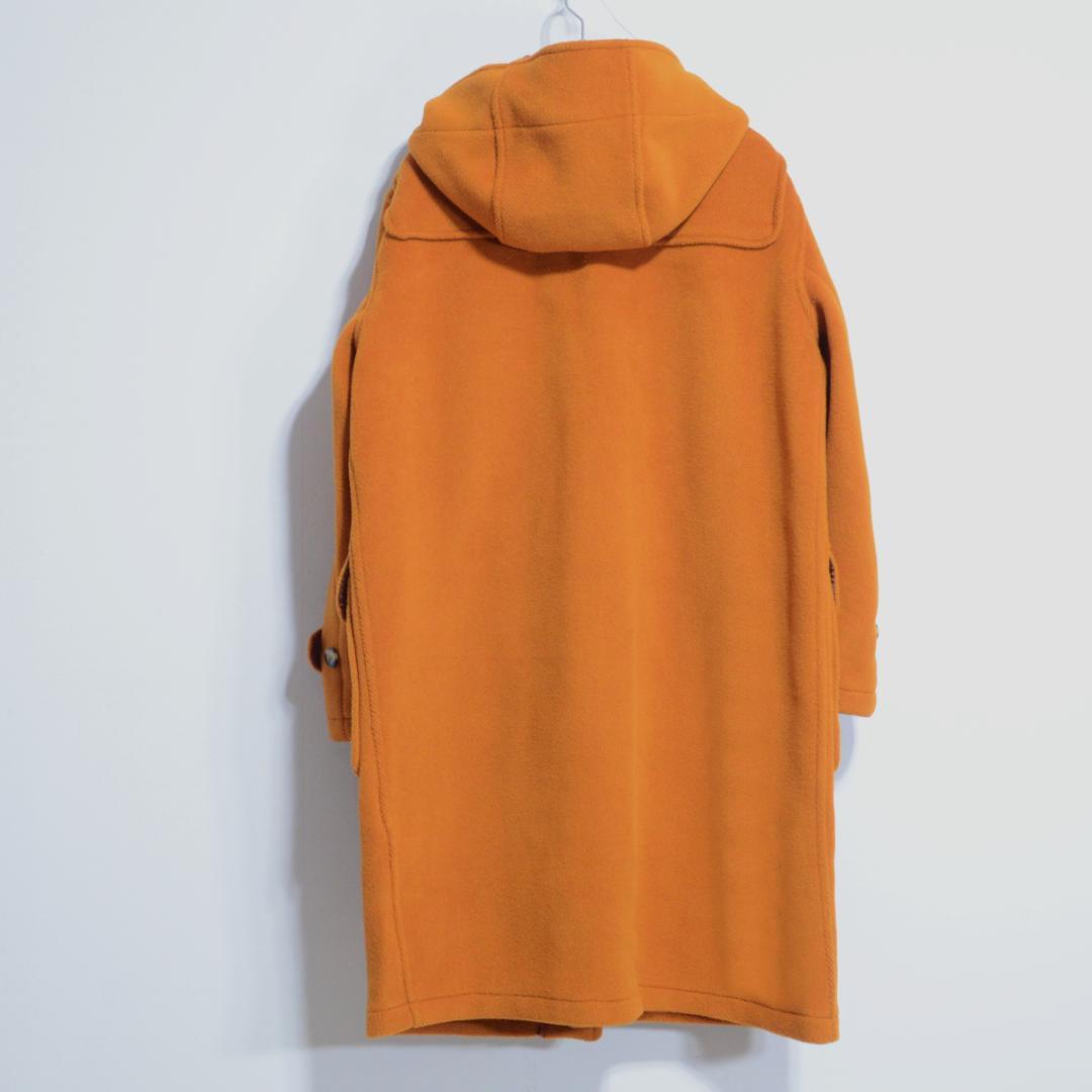 超極上品 マラリウス カットパイル モンゴメリー ダッフルコート オレンジ 36