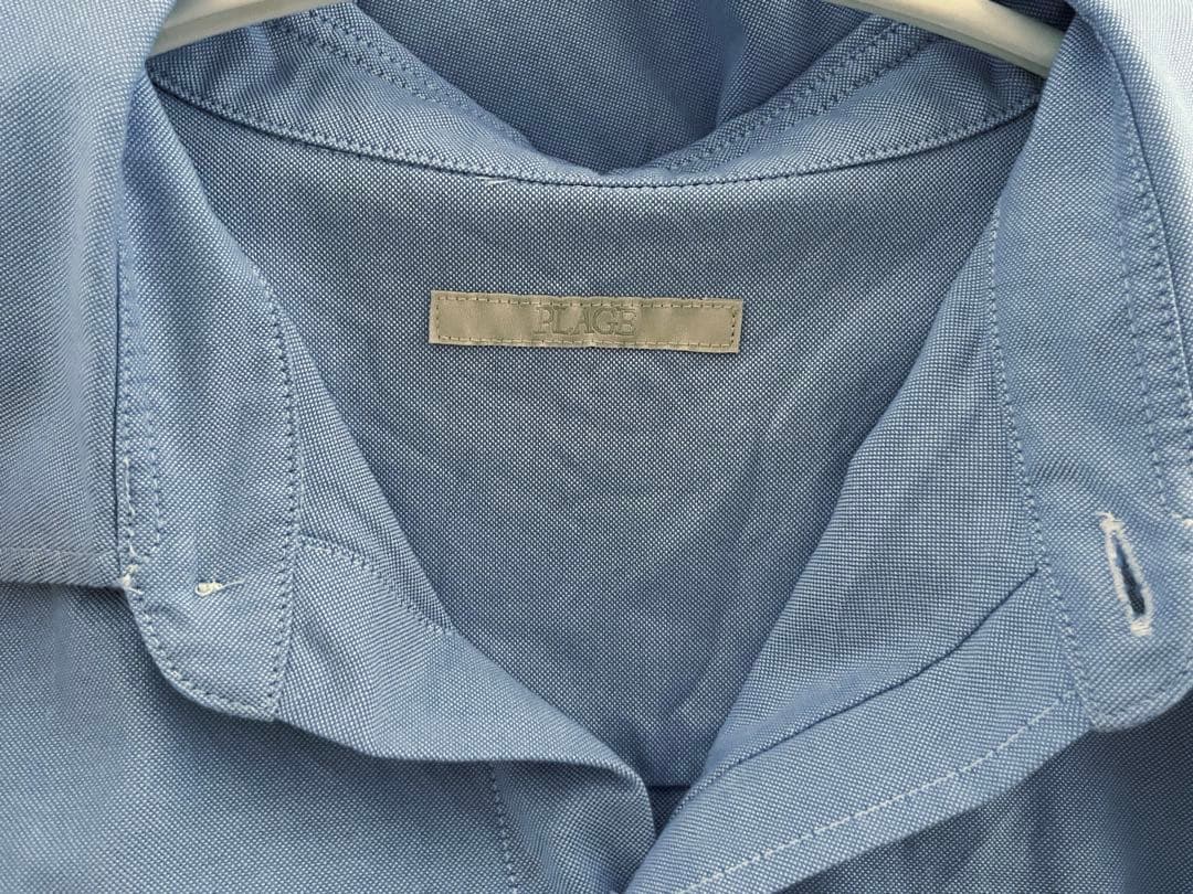 Plage 25秋冬 Light OX Poncho シャツ サックスブルー