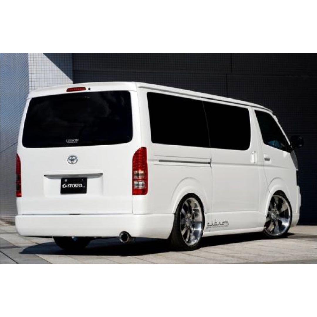 ハイエース200系ナロー用ギブソンリアバンパースポイラー美品070仕上げ