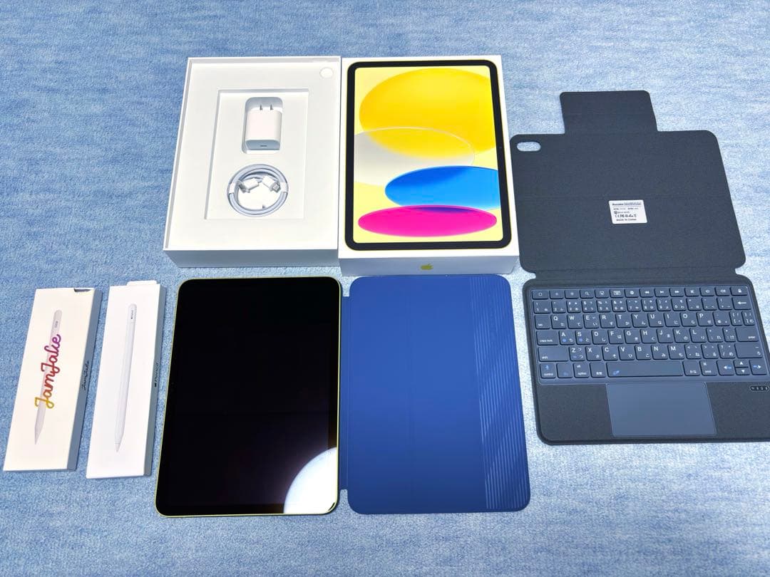 超美品iPad 第10世代 フルセット64GB&Pencil(USB-C)