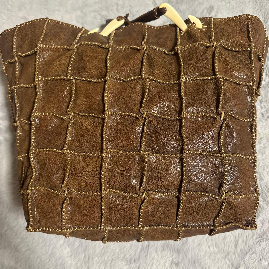 ジャマンピエッシュJamin Puech トートバッグ　ブラウン HONU オヌ