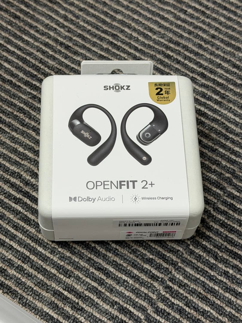 ダイ！SHOKZ OPENFIT 2+ ブラック　新品、未開封品