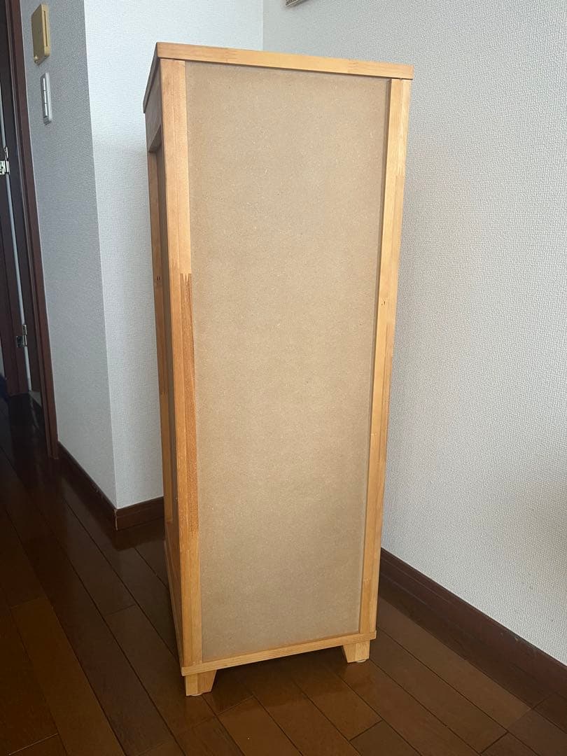 ナチュラルウッド 9段引き出し チェスト