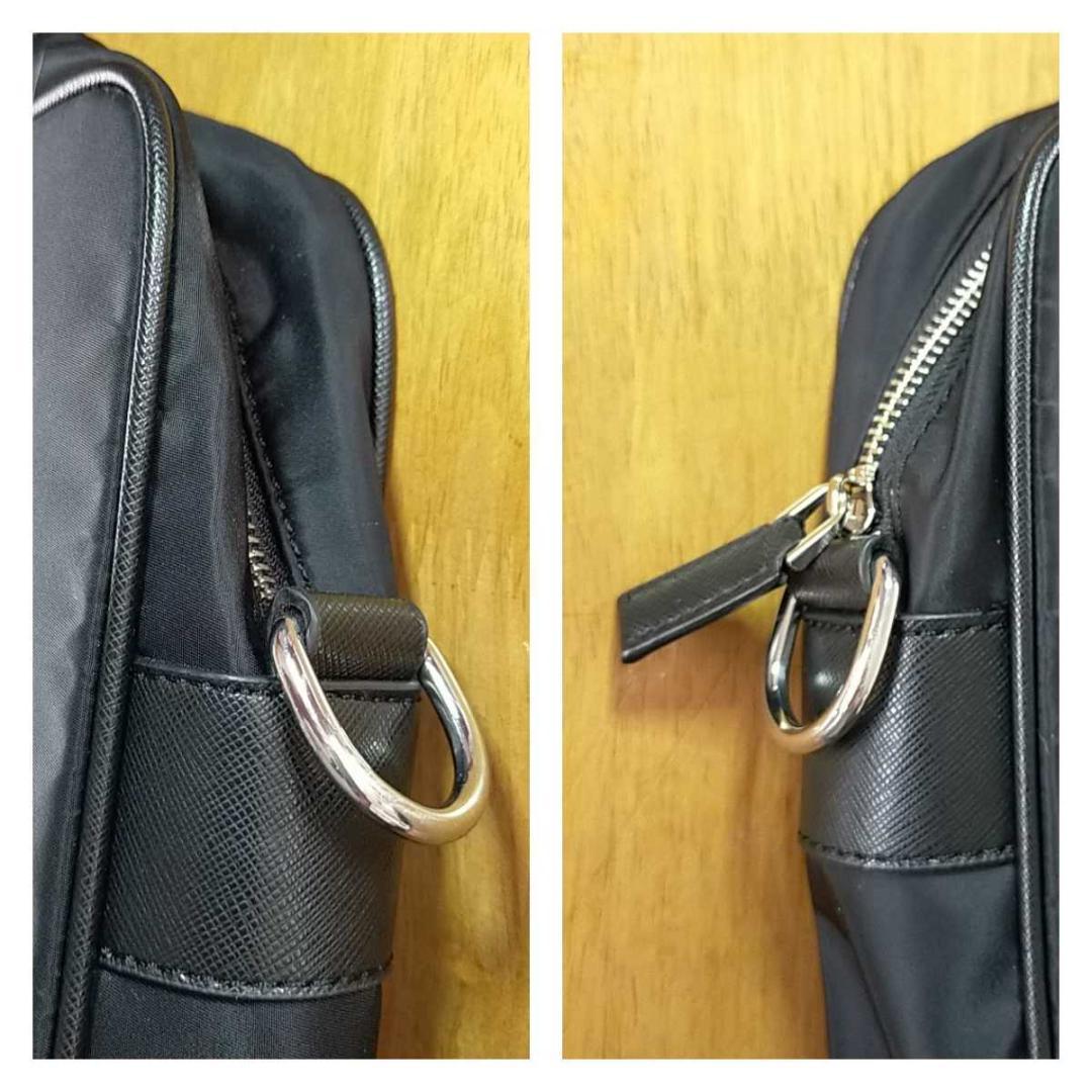プラダ　PRADA　ビジネスバッグ　ブリーフケース　ブラック　黒　中古
