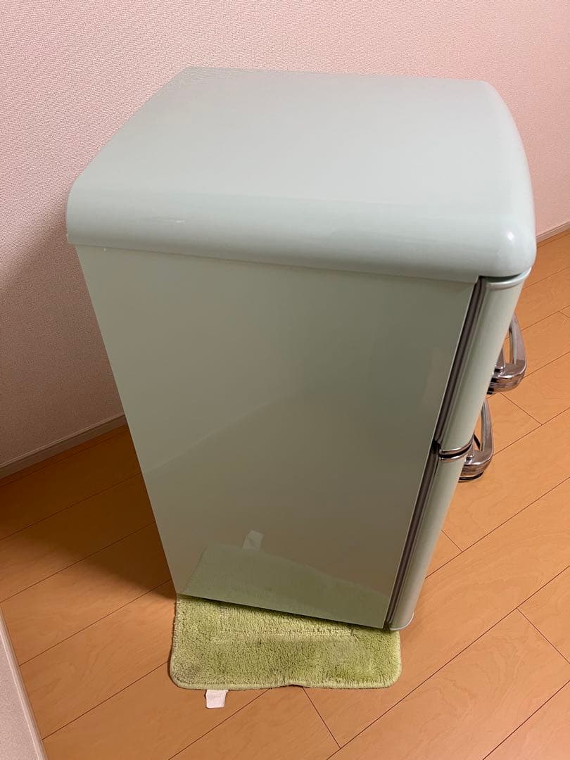 ノンフロン冷凍冷蔵庫 81L PRR-082D ライトグリーン一人暮らし用2ドア