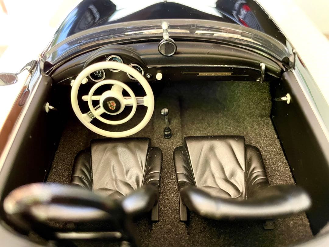 価格変更 1/18 ポルシェ356 スティーブ・マックィーンモデル ブラック