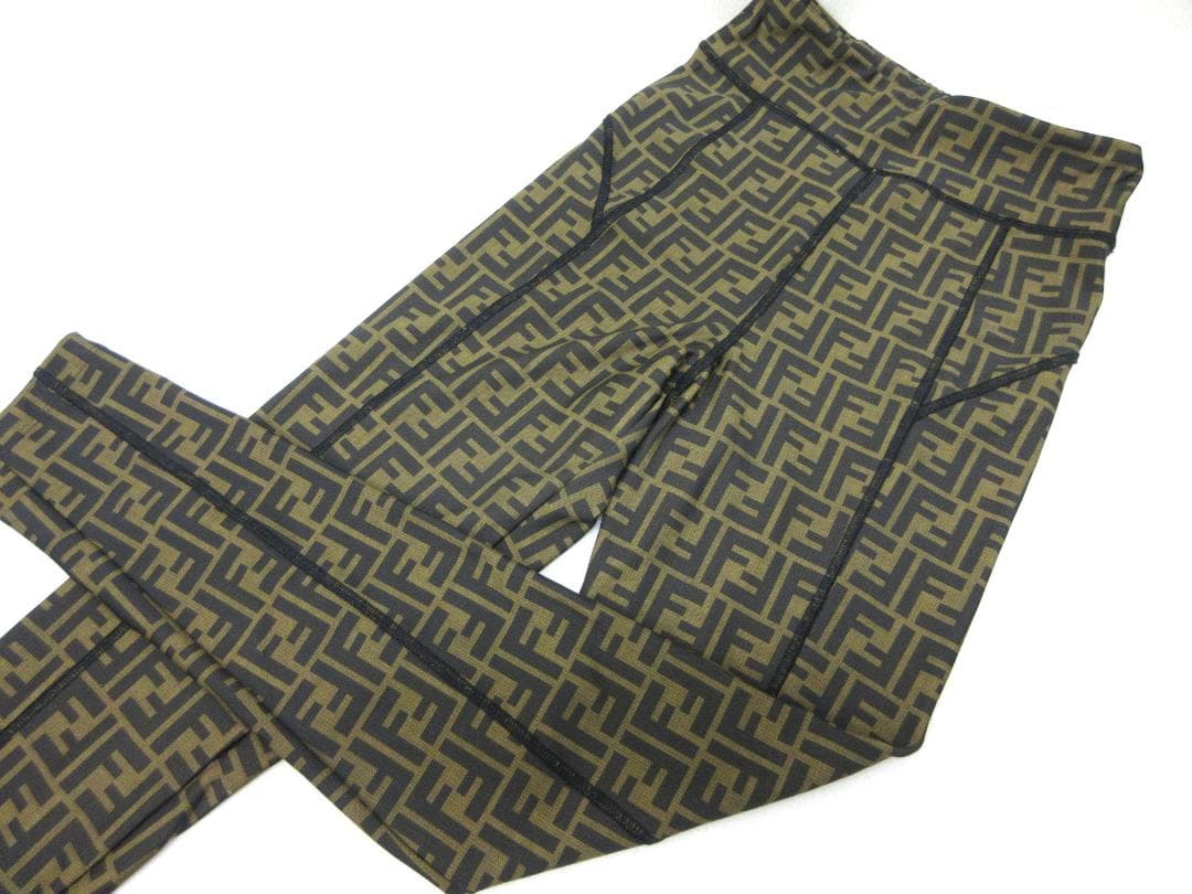 FENDI フェンディ ズッカ パンツ レギンス スパッツ 38（110）a