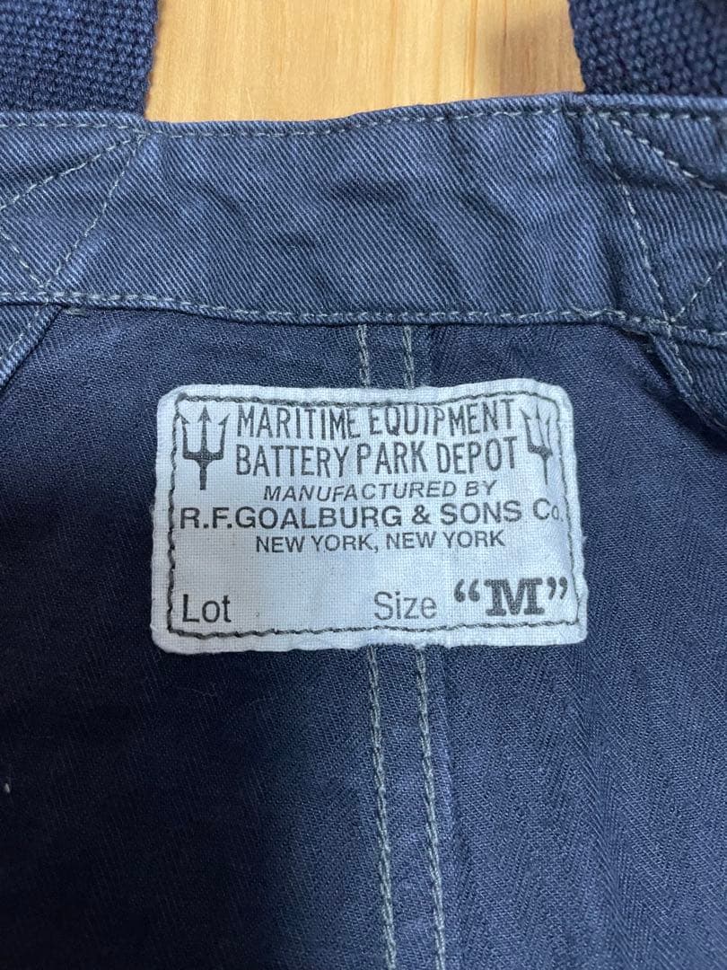 アワサカナコリンボ COLIMBO ビブ オーバーオール M ステンシル