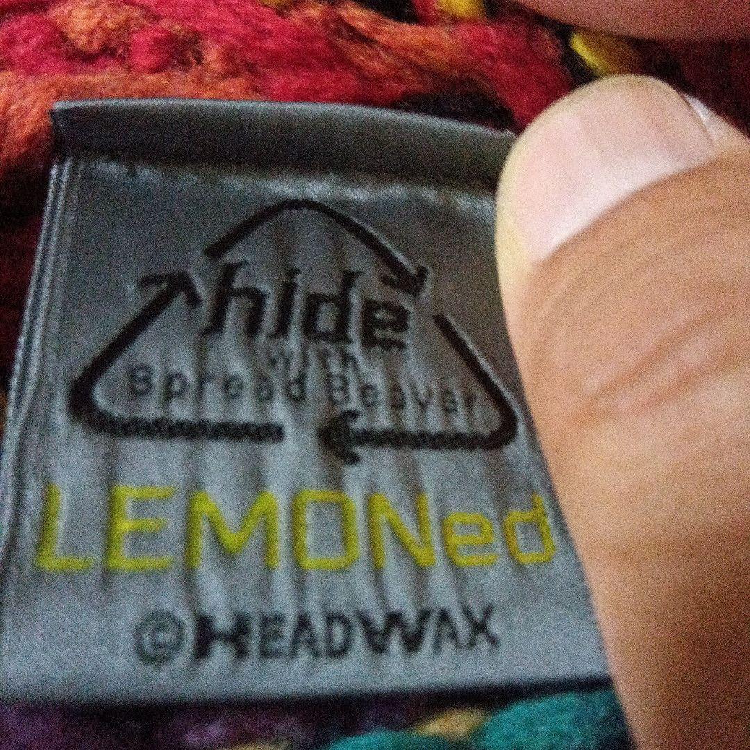 最終値下げ　hide 紐付きニットキャップ　LEMONed　hideピック付