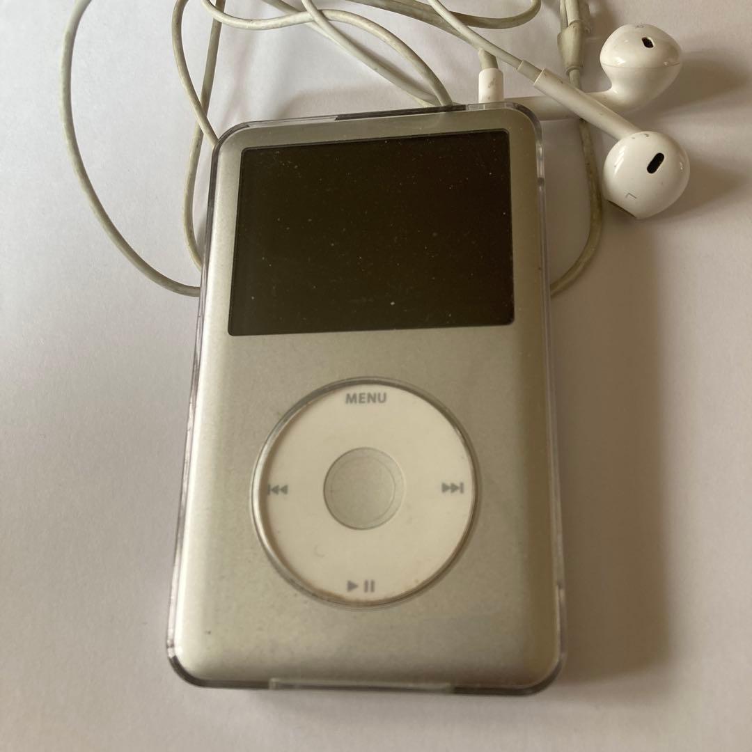 iPod シルバー イヤフォン付き