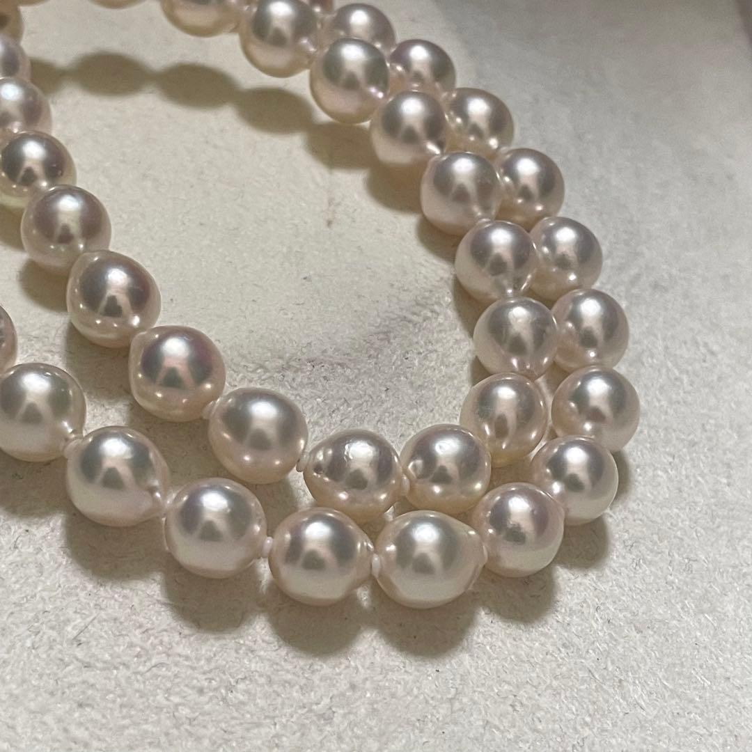 ミエ【CACHER✨超大珠】あこや本真珠 ネックレス 8.0-8.5 パー