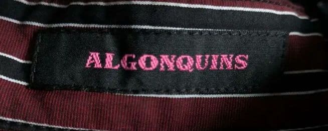 ALGONQUINS ストライプ フリルブラウス