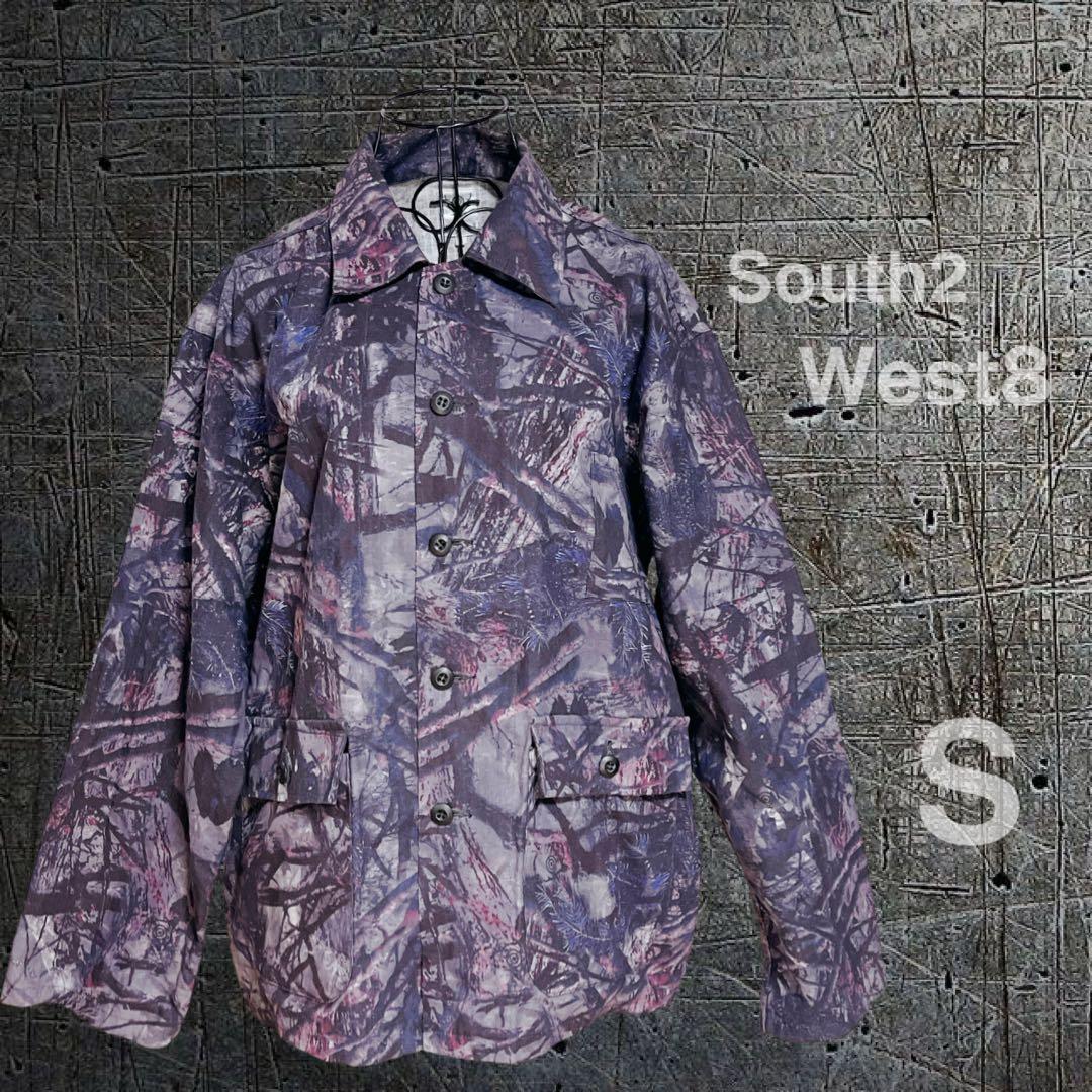 South2West8 リアルツリー カモフラ ジャケット パープル S