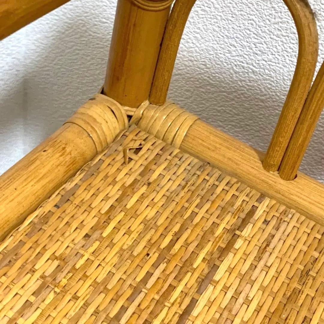 籐　ラタン 製　サイドボードチェスト ヴィンテージ 古家具　横幅108cm