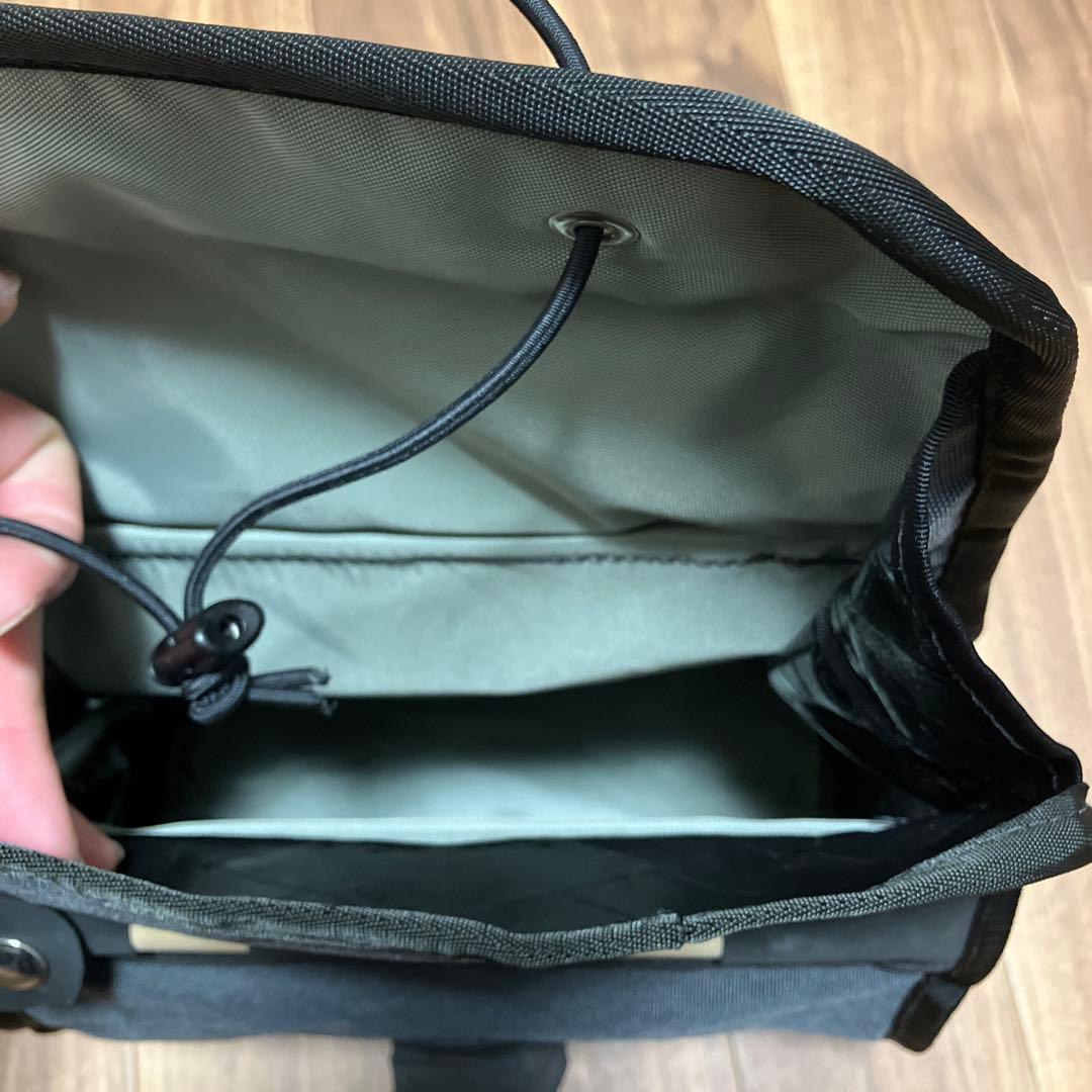 BXB ブラックバッグ フロントポケット付き