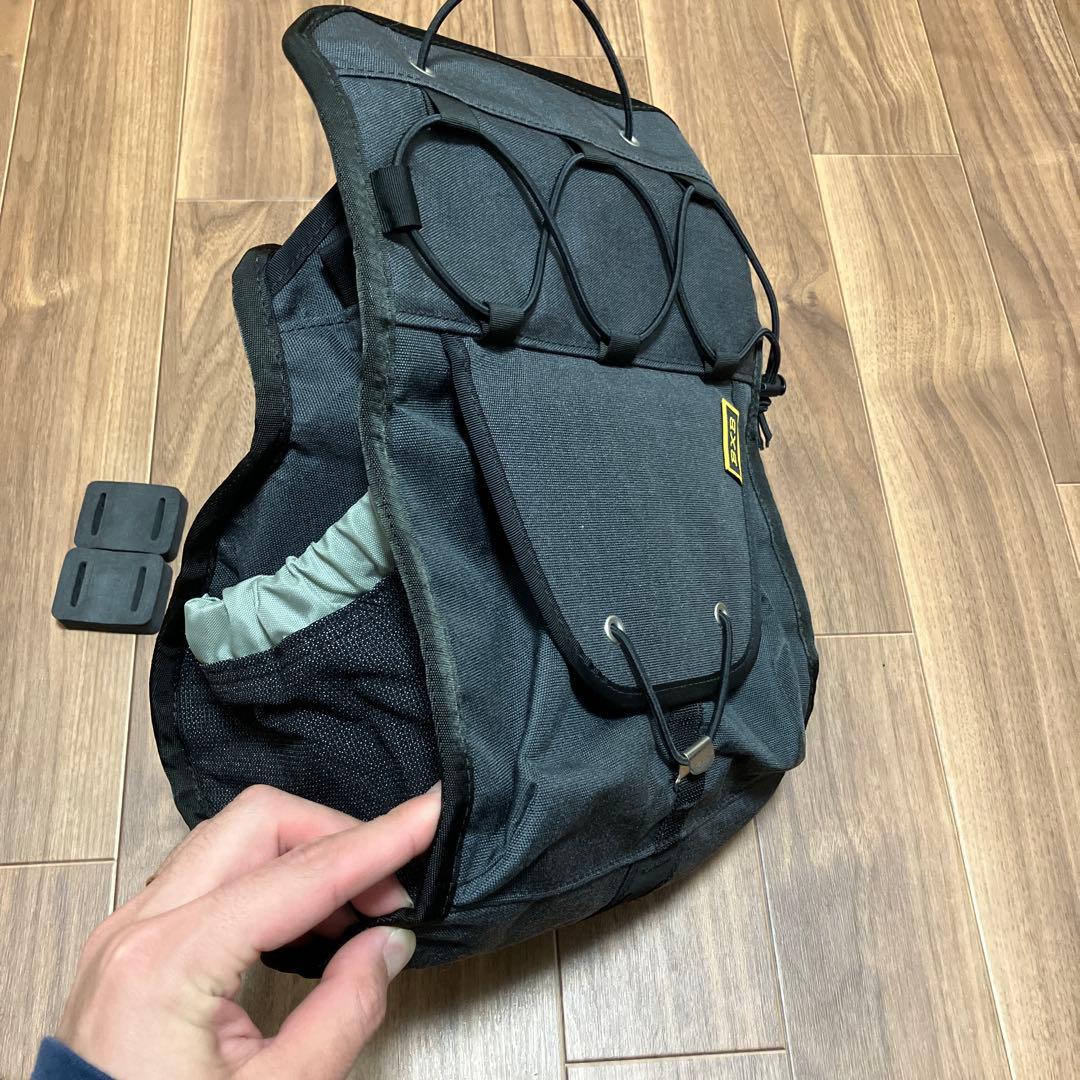 BXB ブラックバッグ フロントポケット付き