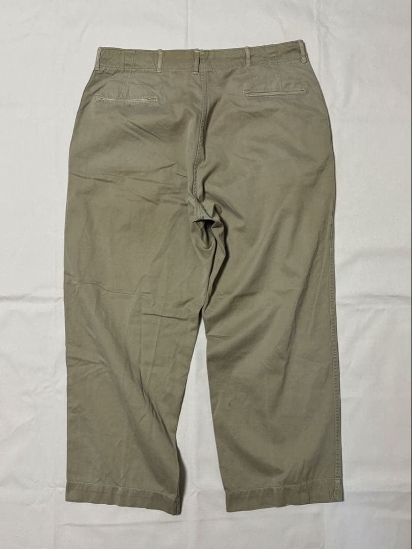 40’sオリジナル 45カーキ U.S.ARMY M45 両玉縁 尿素ボタン