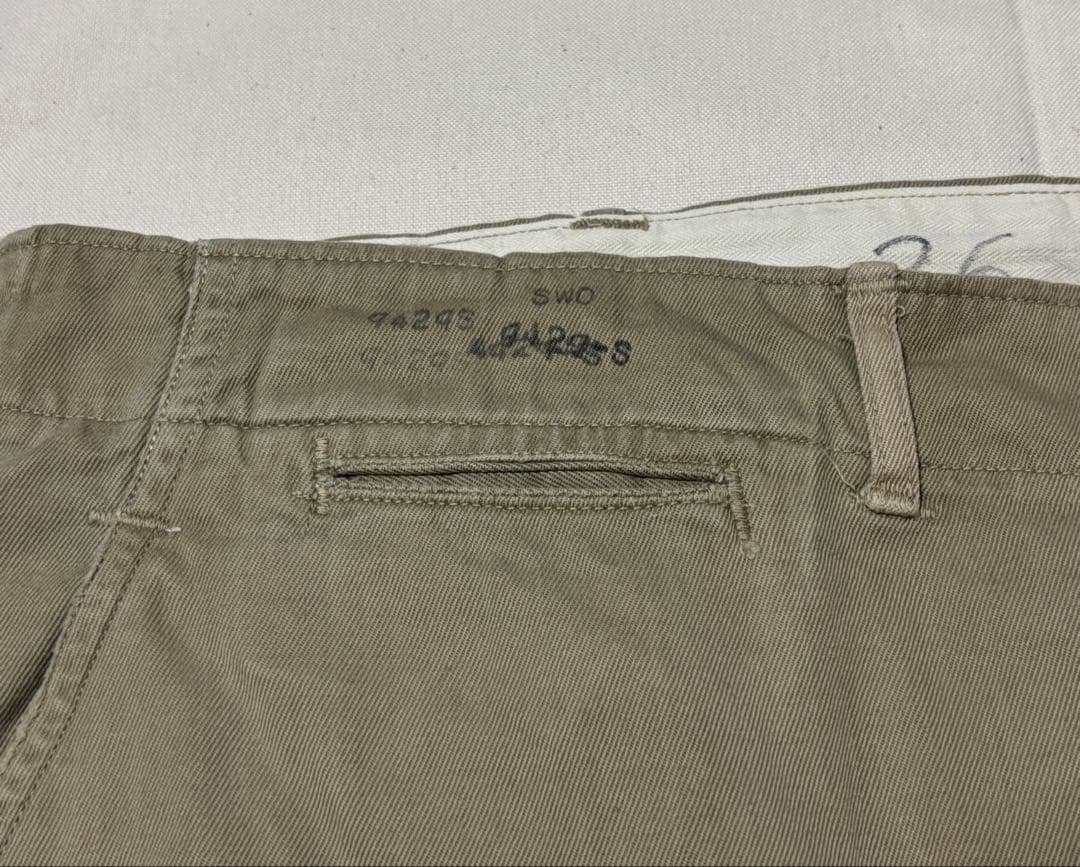 40’sオリジナル 45カーキ U.S.ARMY M45 両玉縁 尿素ボタン