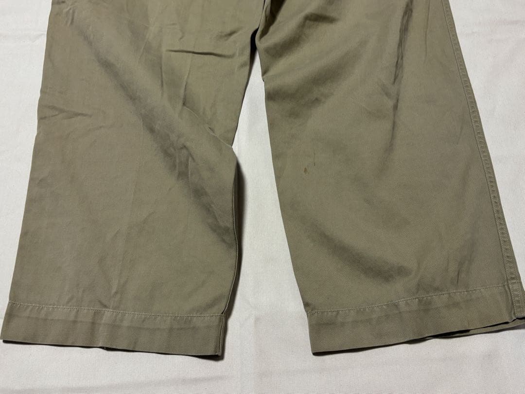 40’sオリジナル 45カーキ U.S.ARMY M45 両玉縁 尿素ボタン