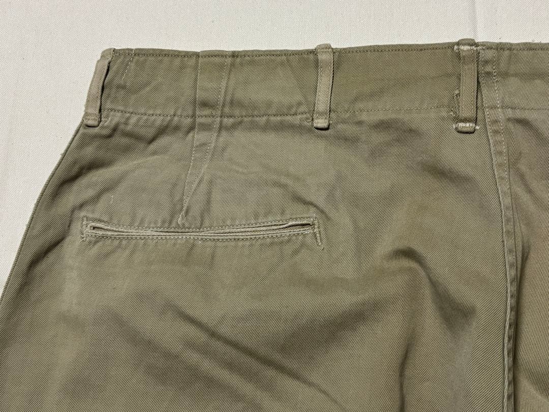 40’sオリジナル 45カーキ U.S.ARMY M45 両玉縁 尿素ボタン