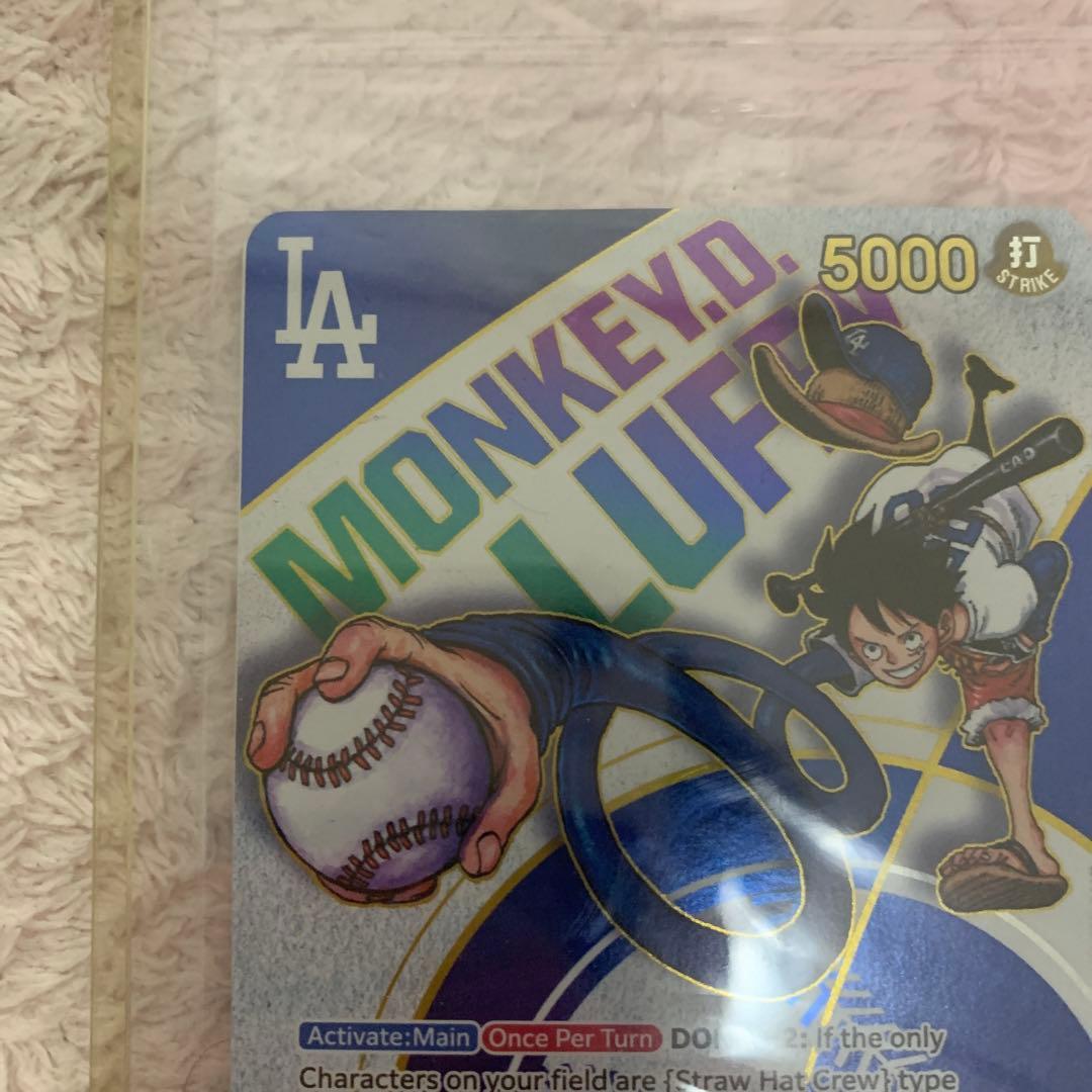 ドジャース ルフィ プロモ　未開封 コラボ Dodgers ワンピース