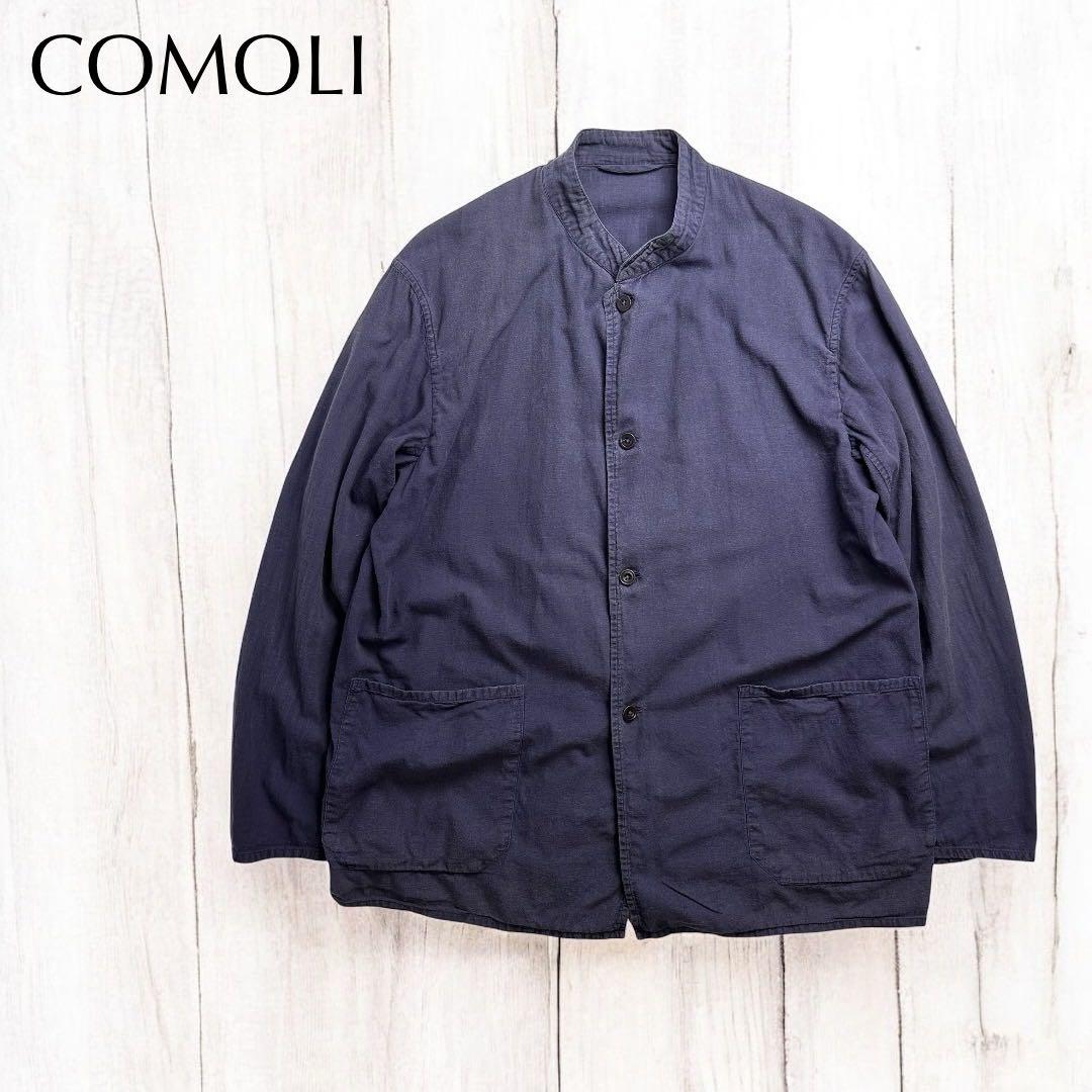 COMOLI 18SS ベタシャン スタンドカラー ジャケット (1)