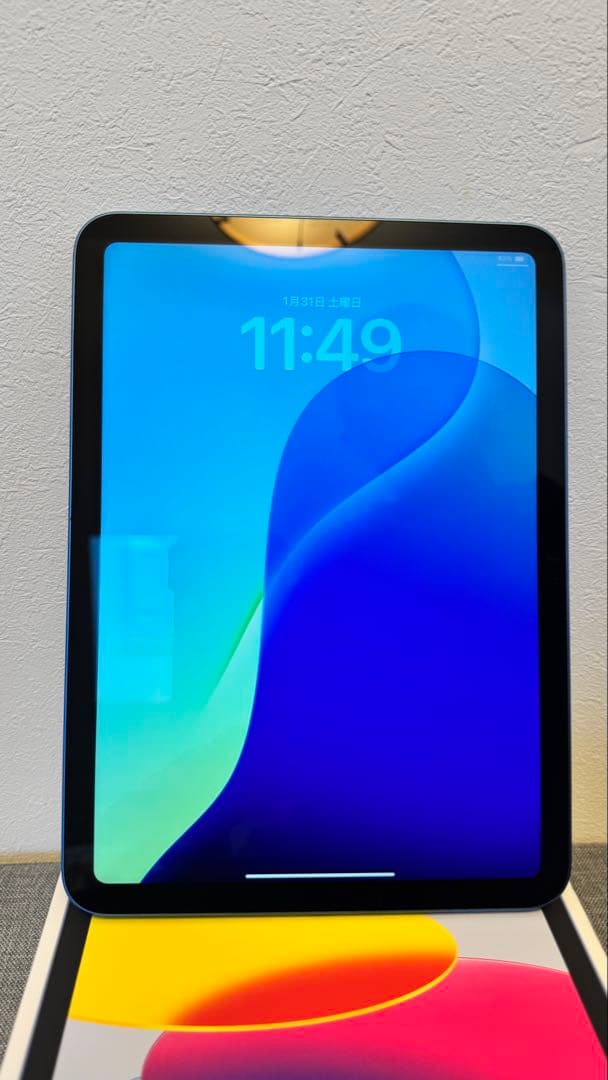 極美品 iPad 第10世代 64GB Wi-Fi ブルー バッテリー96.6%