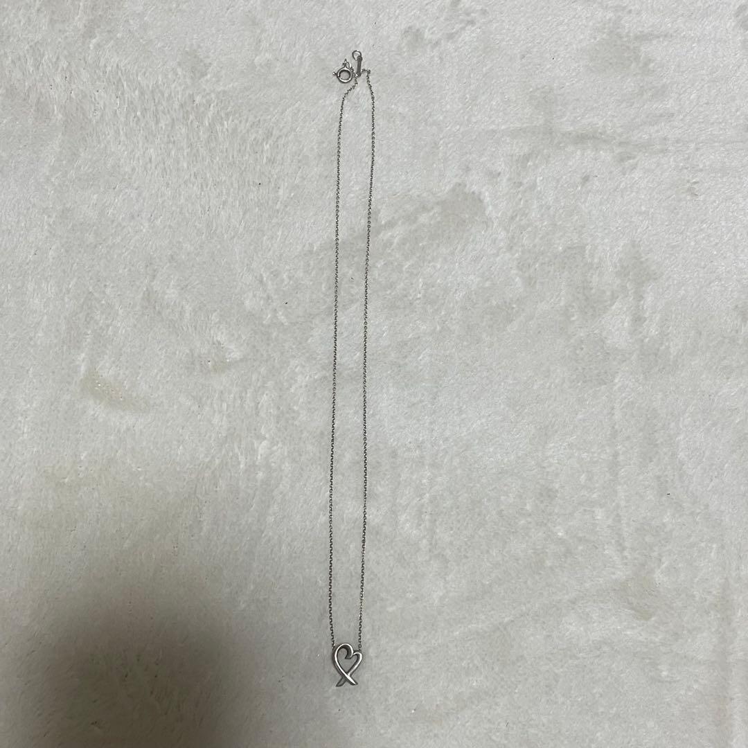 Tiffany ラビングハートネックレス　ミニ