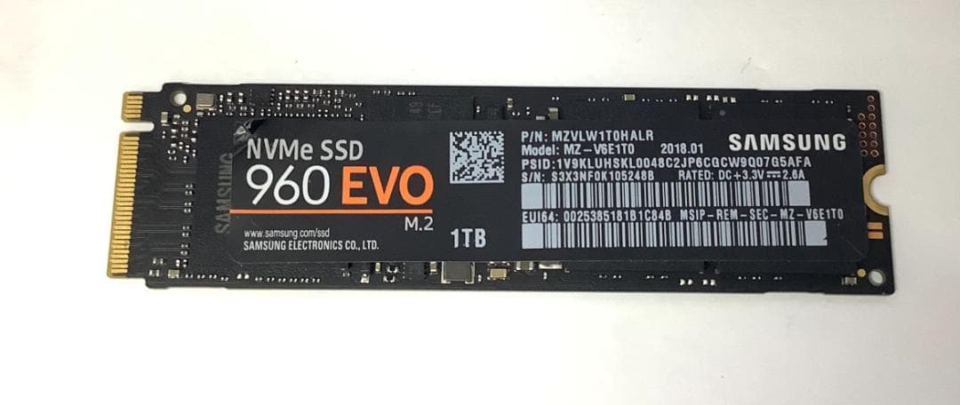 ③-WA340-SAMSUNG NVMe 1TB SSD 1点