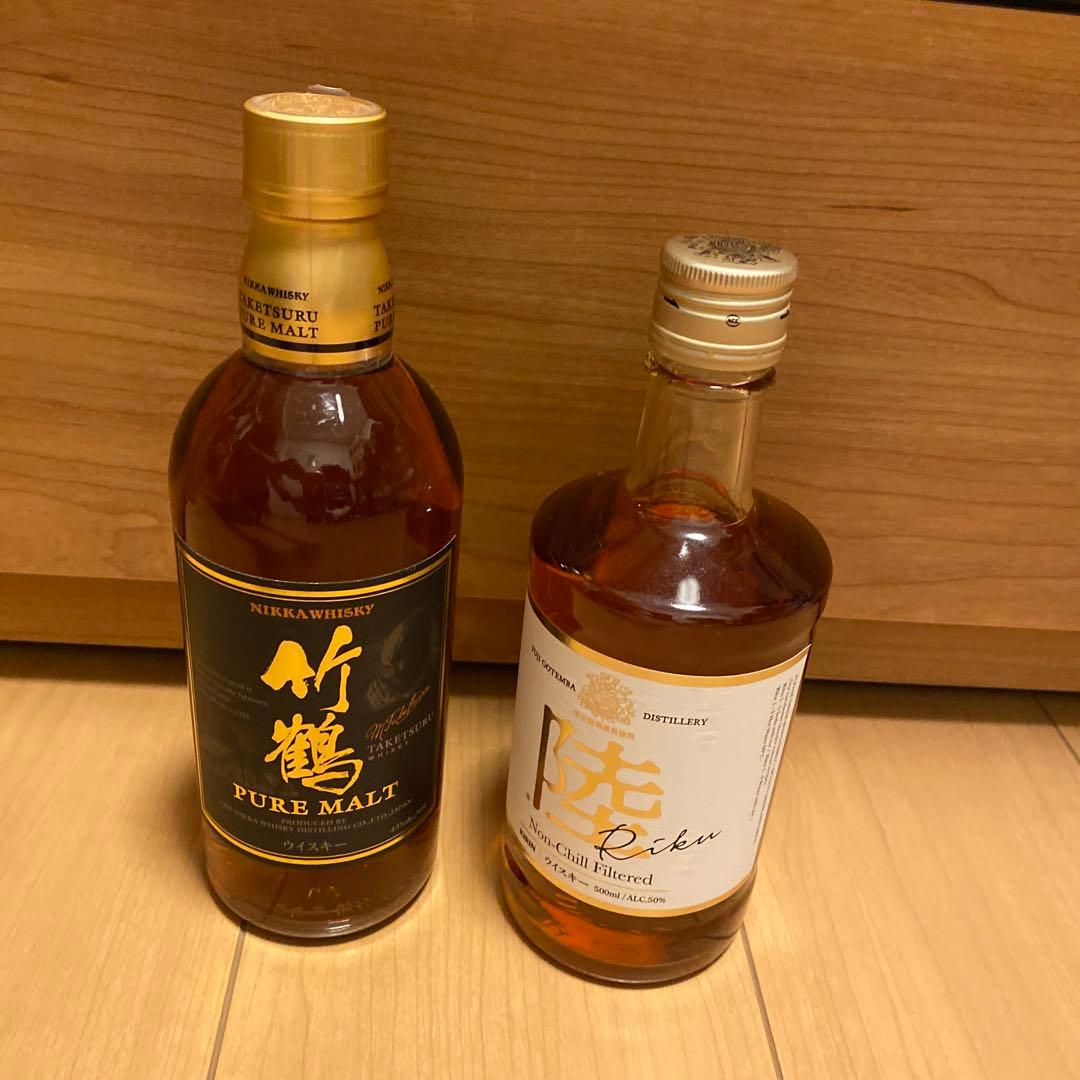ニッカ竹鶴ピュアモルト500ml ウィス キー 1本キリンウィスキー陸500ml