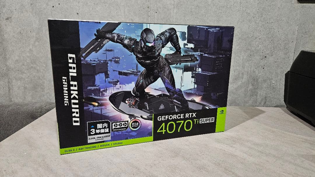 [使用頻度少]GeForce RTX 4070 Ti Super 玄人志向