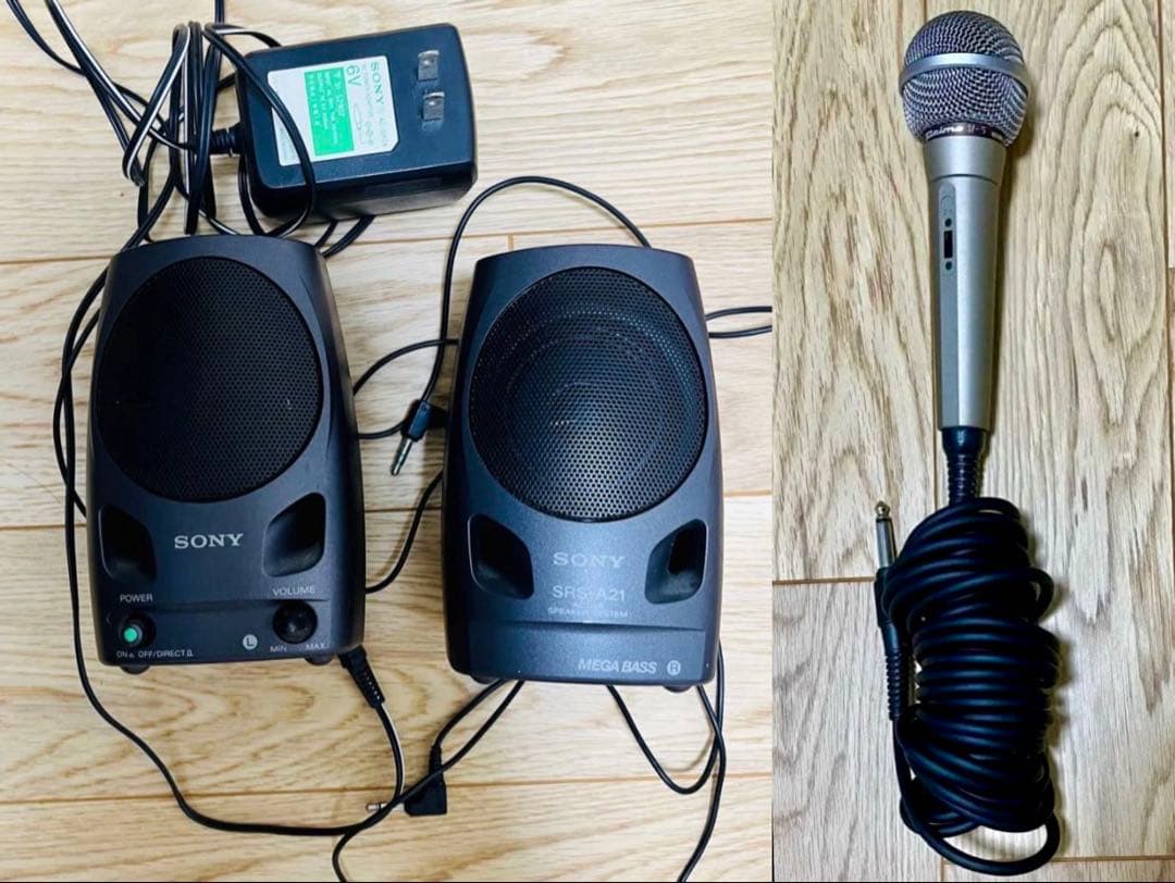 SONYSRS-Z21スピーカー MEGABASS 、Primo U-5 マイク