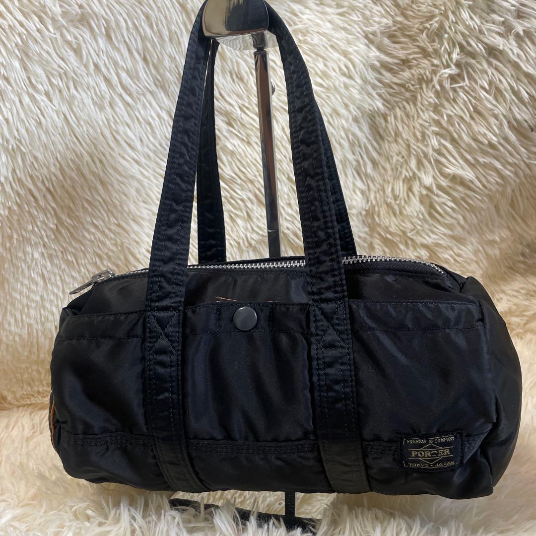 【美品】PORTER ポーター タンカー ミニボストン S ブラック