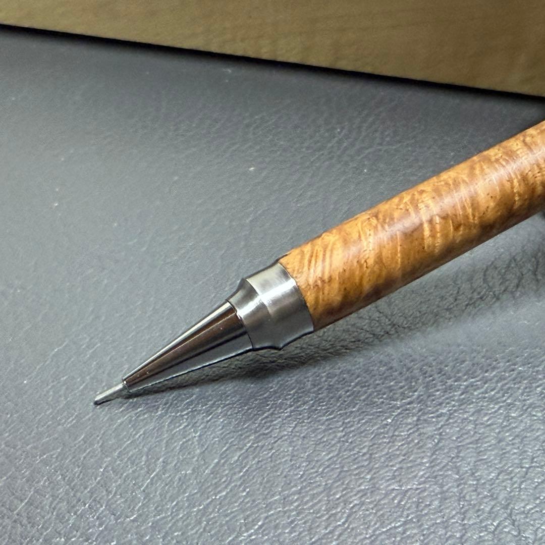 116アンボイナ　木製シャーペン　強低重心ダブルR 補修あり